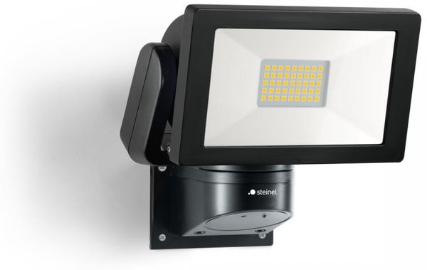 Steinel LED-Außenstrahler LS 300 schwarz, 2962 lm, 29,5 W, Fluter neutralweiß