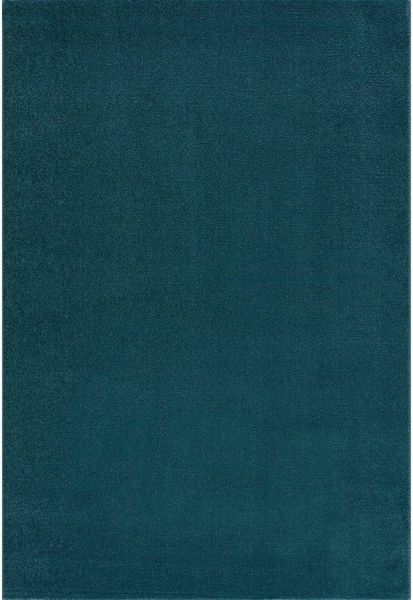 SANAT Kurzflor Teppich Wohnzimmer - Uni Modern Teppiche fürs Schlafzimmer, Arbeitszimmer, Büro, Flur, Kinderzimmer und Küche - Dunkelblau, 120x170 cm