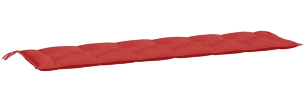vidaXL Gartenbank-Auflage Rot 200x50x7 cm Oxford-Gewebe 361646