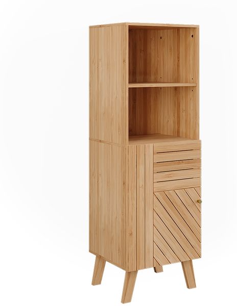 Midischrank Lucie Bambus 40 x 124 cm Vicco