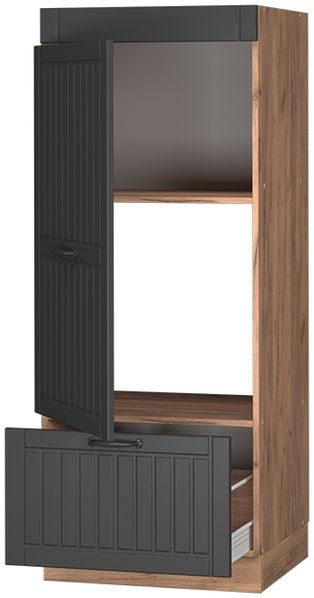 Mikrowellenschrank Fame-Line Dunkelgrau 60 cm Vicco Bild 4