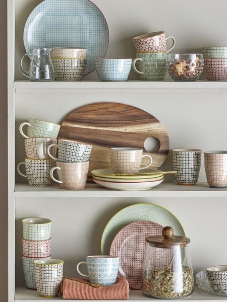 BLOOMINGVILLE Carla Becher Bunt Steingut