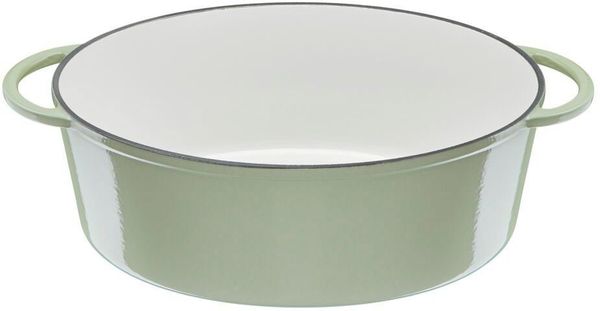 Tefal Bräter LOV Schmortopf mit Deckel, Ø 34 cm, oval, Gusseisen, Induktion, für alle Herdarten geeignet, inkl. E-Book Bild 4
