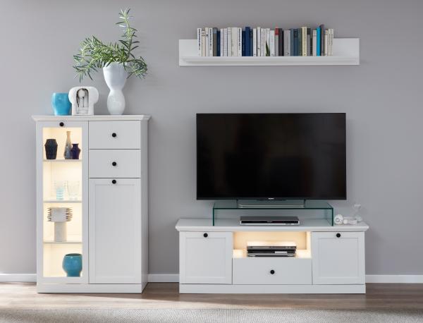 Trendteam 'Baxter' Wandboard, Holz weiß, 139 x 18 x 21 cm Bild 14