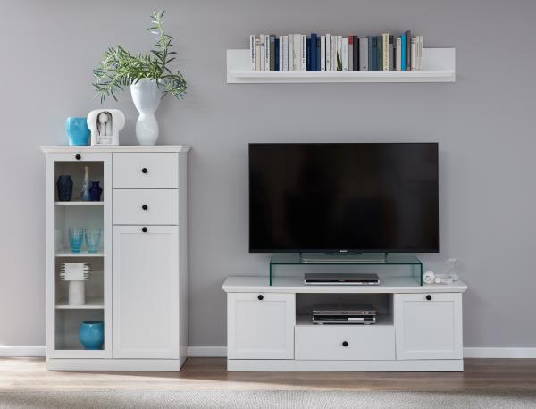 Trendteam 'Baxter' Wandboard, Holz weiß, 139 x 18 x 21 cm Bild 16