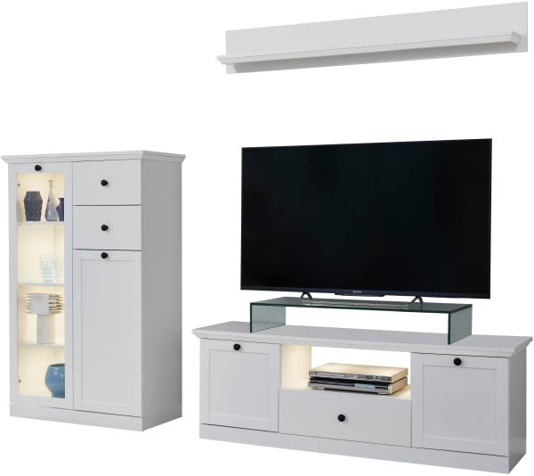 Trendteam 'Baxter' Wandboard, Holz weiß, 139 x 18 x 21 cm Bild 11