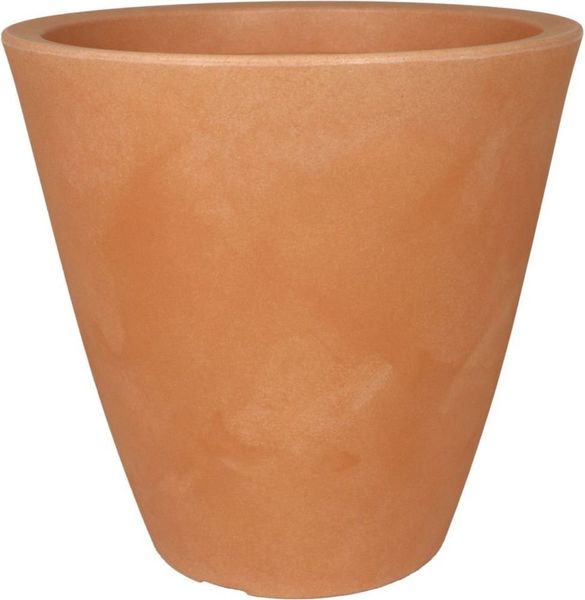 Heimwerkercenter Pflanzkübel MePla Blumentopf Orvieto ø30 / H29cm Terra, frostfester Kunstoff