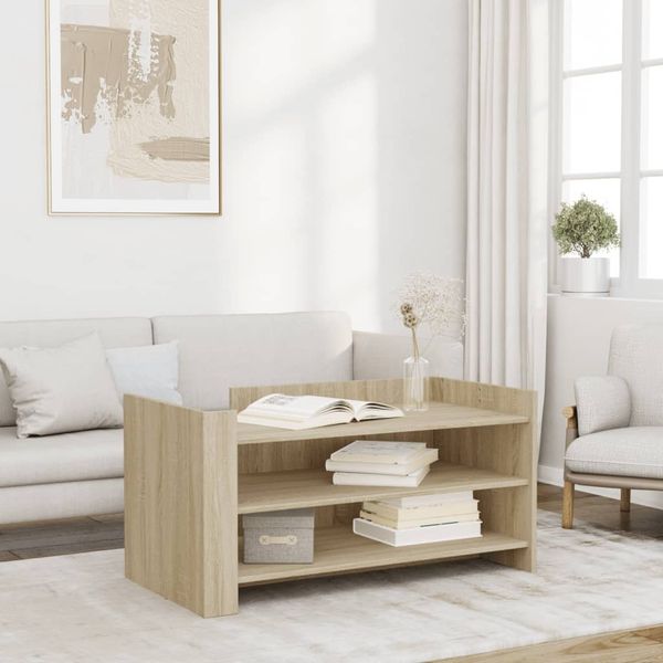 vidaXL Couchtisch Sonoma-Eiche 100x50x50 cm Holzwerkstoff 848348