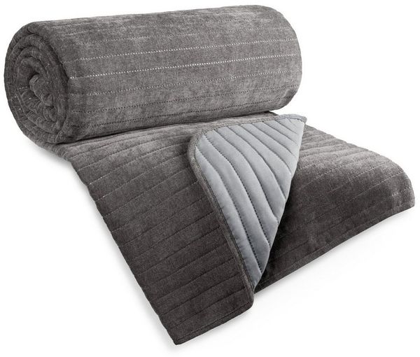 Eurofirany Tagesdecke GLORY – klassische Eleganz im modernen Stil, Gesteppter Überwurf, für Doppelbett, Streifenmuster, minimalistisch