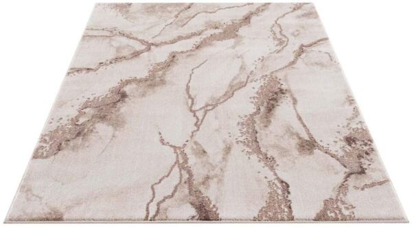 Carpet City Teppich Chic, rechteckig, Höhe: 11 mm, Kurzflor, Abstrakt, Marmor, Modern, Weicher Flor