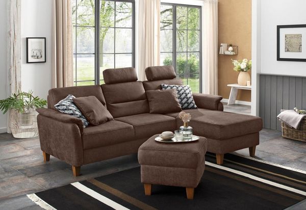 Home affaire Ecksofa Palmera L-Form, B: 244 cm - OTTO. Verlässliche Qualität, optional Bettfunktion & Bettkasten, Federkern