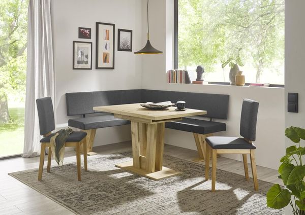 Eckbank Eckbankgruppe VERONA II 150x190 cm Eiche mit Tisch Varese