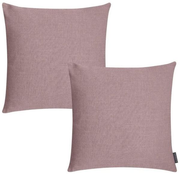 MAGMA Kissenhüllen RIVA - ca. 40 x 40 cm - 2er Set mauve