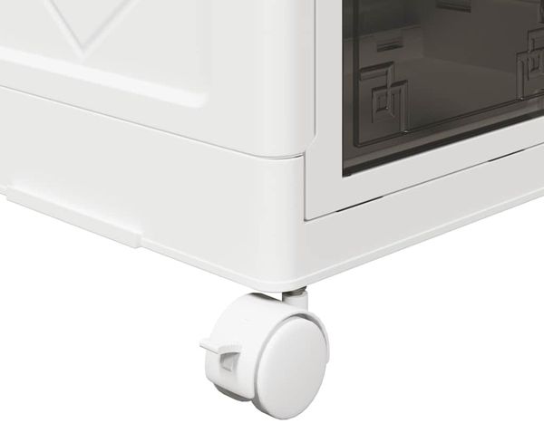 vidaXL Aufbewahrungsbox mit Rädern Stapelbar 4-stöckig 28 L 4012371 Bild 11
