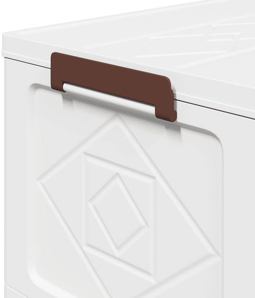 vidaXL Aufbewahrungsbox mit Rädern Stapelbar 4-stöckig 28 L 4012371 Bild 10