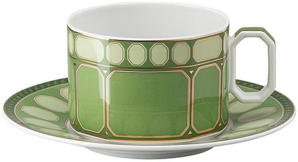 Swarovski Tasse Fern Teetasse 2tlg, Porzellan, Tassen
