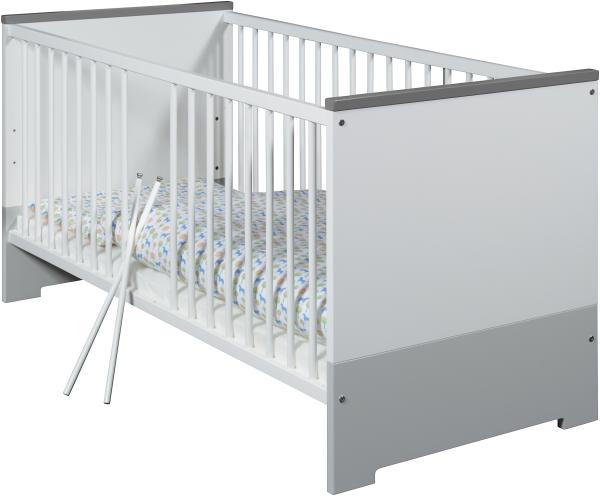 Schardt 'Candy Grey' Kombi-Kinderbett 70x140 cm