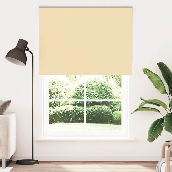 vidaXL Verdunkelungsrollo Beige 165x210 cm Stoffbreite 161,6 cm 4010803