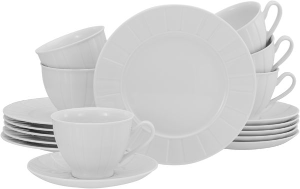 Barcelona Weiss, Kaffeeservice 18-tlg (mo)