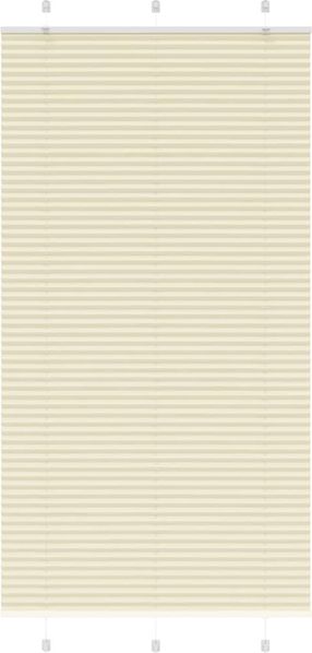vidaXL Plissee Creme 105x200 cm Stoffbreite 104,4 cm Polyester 4015314