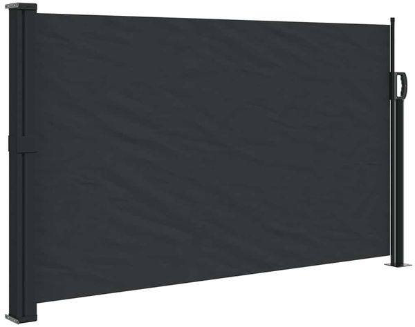 vidaXL Seitenmarkise Ausziehbar Schwarz 117x300 cm 4004279 Bild 2