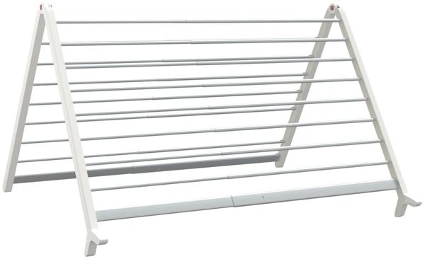 vidaXL Wäscheständer für Badewanne Ausziehbar 53-90 cm Aluminium 154602 Bild 5