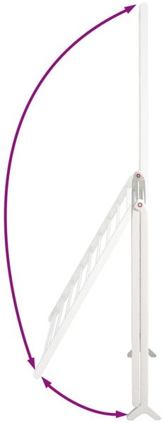 vidaXL Wäscheständer für Badewanne Ausziehbar 53-90 cm Aluminium 154602 Bild 7