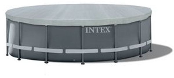 Intex Poolplane Deluxe rund, Polyethylen grau, 488/508 cm Bild 6