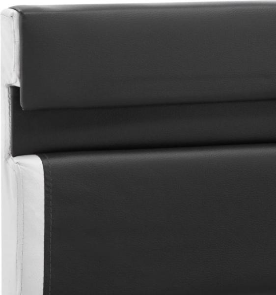 vidaXL Bettgestell mit LED Grau Kunstleder 140×200 cm, Mit Beleuchtung [280309] Bild 6