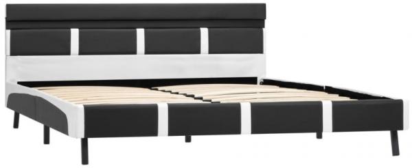 vidaXL Bettgestell mit LED Grau Kunstleder 140×200 cm, Mit Beleuchtung [280309] Bild 12