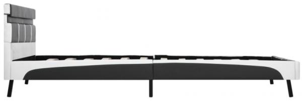 vidaXL Bettgestell mit LED Grau Kunstleder 140×200 cm, Mit Beleuchtung [280309] Bild 5