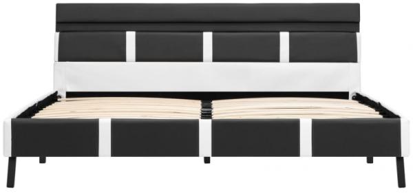 vidaXL Bettgestell mit LED Grau Kunstleder 140×200 cm, Mit Beleuchtung [280309] Bild 13