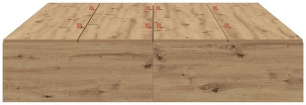 vidaXL Aufbewahrungsbettgestell Artisan-Eiche 150 x 200 cm 3335388 Bild 6