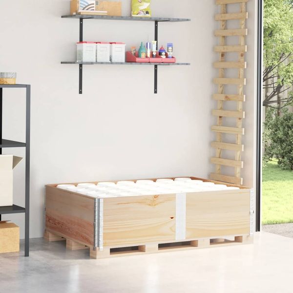 vidaXL Paletten-Aufsatzrahmen 2 Stk. 150x100 cm Massivholz Kiefer 4010305