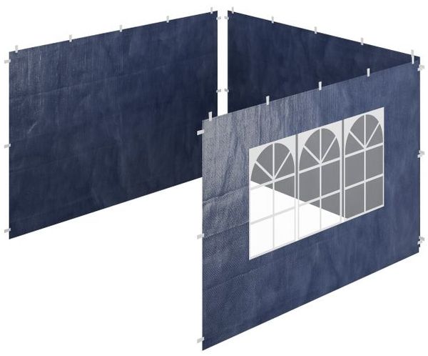 Relaxdays Pavillon Seitenteile 3er Set