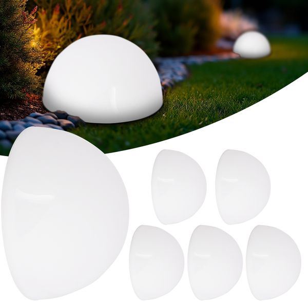 MONZANA® LED Solarlampe 6er Set Wetterfest Kugel Solarleuchte