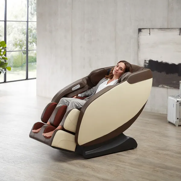 Massagesessel PRESTIGE II, beige/braun