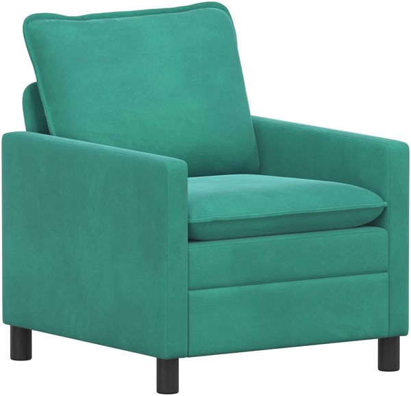 vidaXL Sofa Türkis 76 x 81 x 87,5 cm Samt 42028764 Bild 2