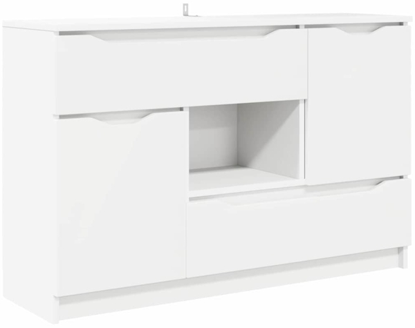vidaXL Sideboard mit Schubladen Weiß 100 x 30 x 65,6 Holzwerkstoff 888787
