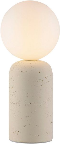 SCHÖNER WOHNEN-Kollektion LED Tischleuchte TRAVENTA, Ein-/Ausschalter, ohne Leuchtmittel, SCHÖNER WOHNEN Kollektion, Travertinoptik, Downlight