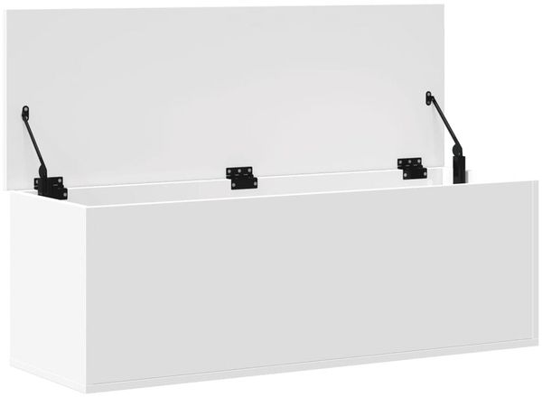 vidaXL Truhe Weiß 102x35x35 cm Holzwerkstoff 840688 Bild 7
