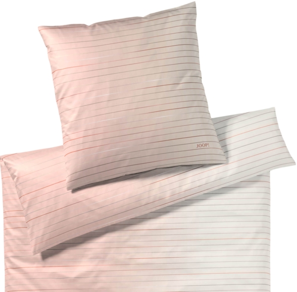 JOOP! Bettwäsche Move 4105 8 Blush Mako Satin 135 x 200 + 80 x 80 cm Bild 2
