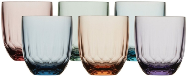 Marine Business Longdrinkglas Wasserglas Set 6 Stück water stars, Ecozen, unzerbrechlich, durchgefär, Ecozen