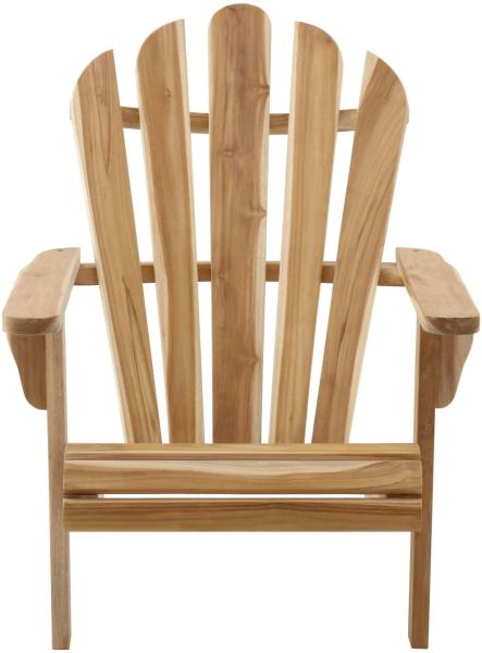 Adirondack-Stuhl MAKASSAR in natur, T73 x B57 x H104 cm