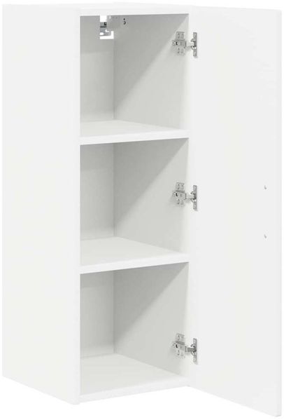 vidaXL Wandschrank PORTO 2 pcs Hochglanz Weiß 30 x 31 x 80 cm 885364 Bild 5