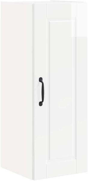 vidaXL Wandschrank PORTO 2 pcs Hochglanz Weiß 30 x 31 x 80 cm 885364 Bild 6