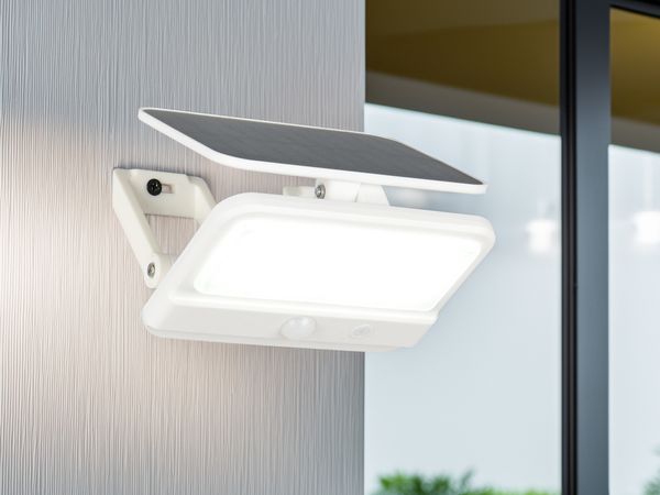 Solarstrahler VIAMAO außen mit Bewegungsmelder, Breite 14cm