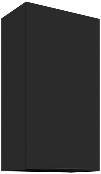 Küchen Hängeschrank 50 cm SIENA Schwarz Küche Küchenzeile Küchenblock 90 cm hoch