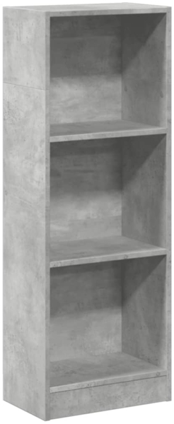 vidaXL Bücherregal Betongrau 40x24x109 cm Holzwerkstoff 857777