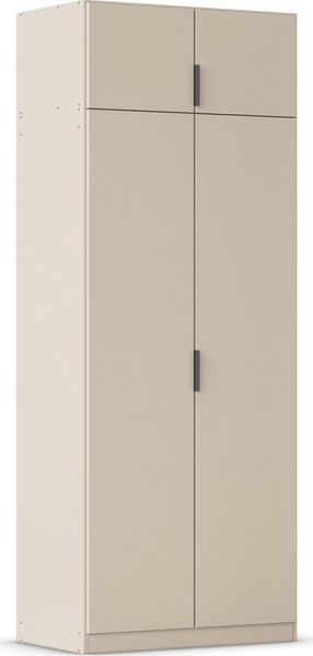 Rauch Möbel Lagoa, Kleiderschrank, Garderobe für Schlafzimmer, Kinderzimmer, Jugendzimmer 4-türig, Farbe Beige, Breite 91